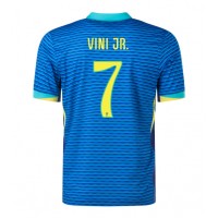 Brasilien Vinicius Junior #7 Bortatröja Copa America 2024 Kortärmad